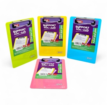 Librairie Bouarroudj - SUPPORT BLOC NOTE A4 PVC GIANT G-2034